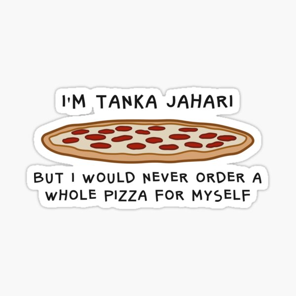 Impractical Jokers Tanka Jahari Pizza Sticker