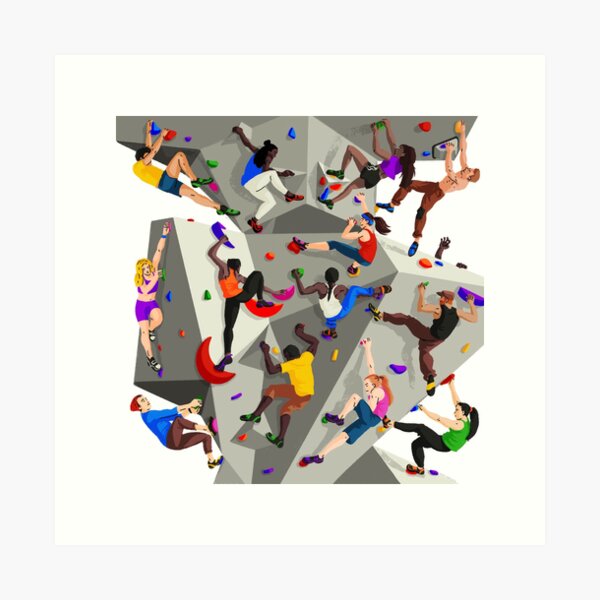 Artikel-Vorschau von Hommage an das Bouldern, designt und verkauft von TnTStudio.