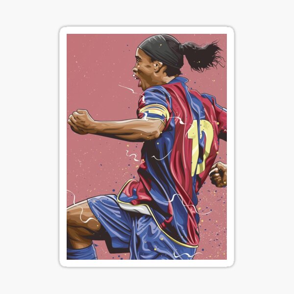 Ronaldinho Pegatina