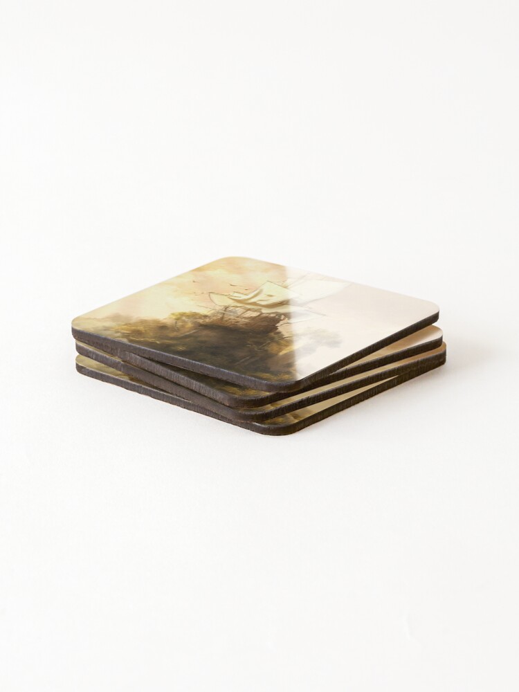 Thumbnail 4 of 5, Coasters (Set of 4), Stranded designed and sold by DVerissimo.
