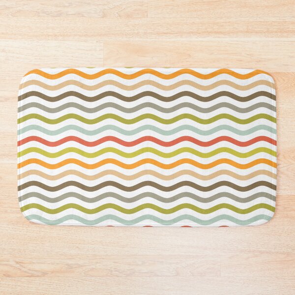 Item preview, Mid Century Modern Colored Waves designed and sold by Makanahele.