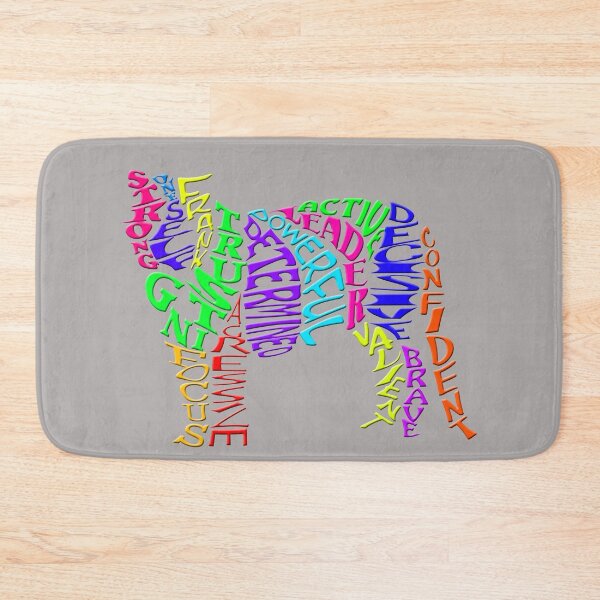 Item preview, Rainbow Colored Word Tiger designed and sold by TigsArts.