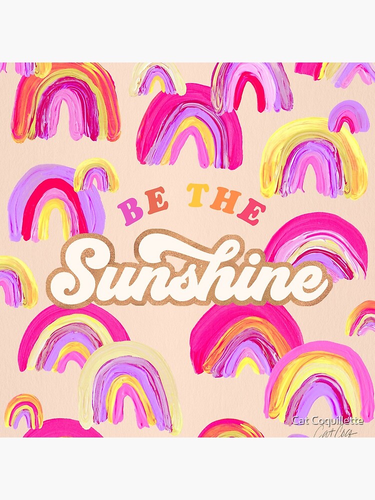 Sei der Sonnenschein - Pink Palette von catcoq