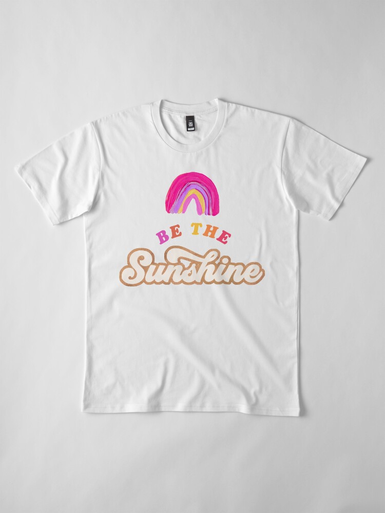 Alternative Ansicht von Sei der Sonnenschein - Pink Palette Premium T-Shirt