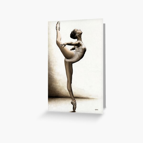 Musing Dancer Greeting Card