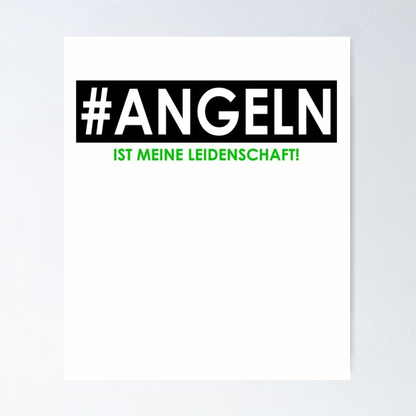 Item preview, #ANGELN is my passion angler carp and pike Petri Heil designed and sold by urban-design.
