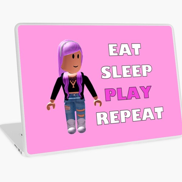 Gamer Girl Laptop Skins Redbubble - gamergirl roblox avatar