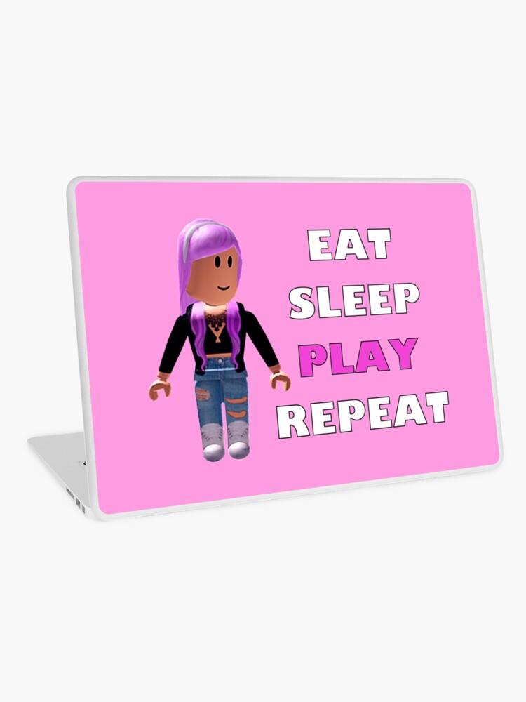 Roblox Eat Sleep Play Repeat Laptop Skin By Hypetype Redbubble - roblox laptop skins redbubble