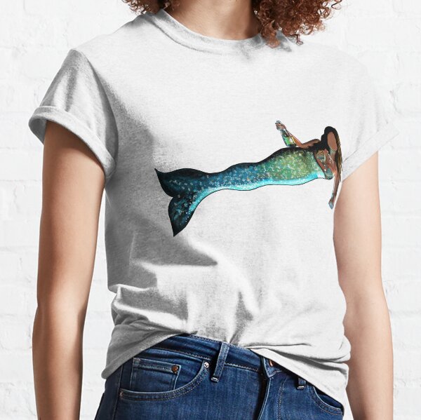 Jane the Virgin Mermaid with Sparkling Drink Classic T-Shirt