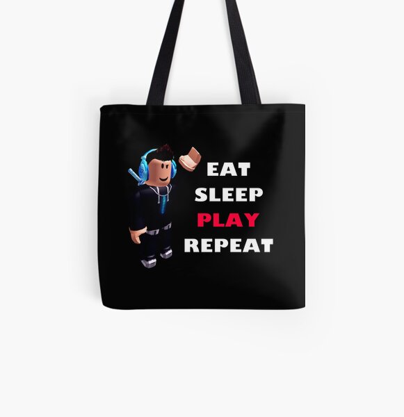 Roblox Eat Sleep Play Repeat Tote Bag By Hypetype Redbubble - roblox eat sleep play repeat zipper pouch by hypetype redbubble
