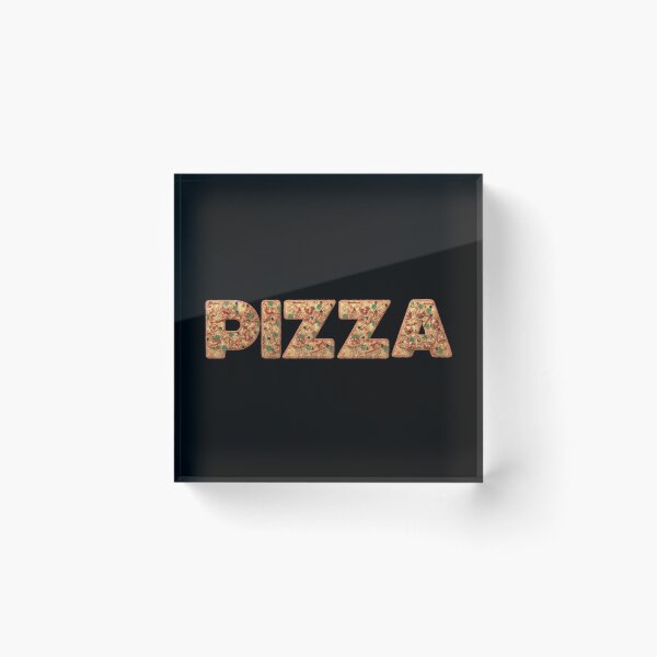 Item preview, Pizza Typography Text Design designed and sold by RAWWR.