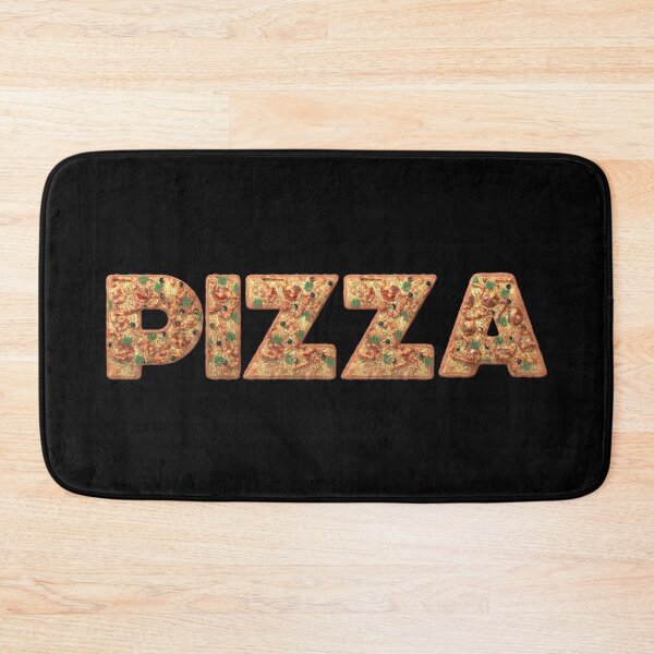 Item preview, Pizza Typography Text Design designed and sold by RAWWR.