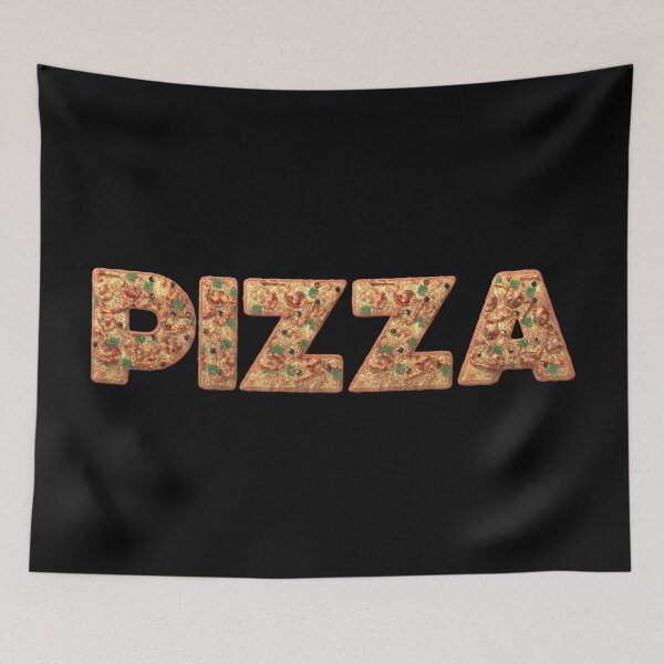 Item preview, Pizza Typography Text Design designed and sold by RAWWR.