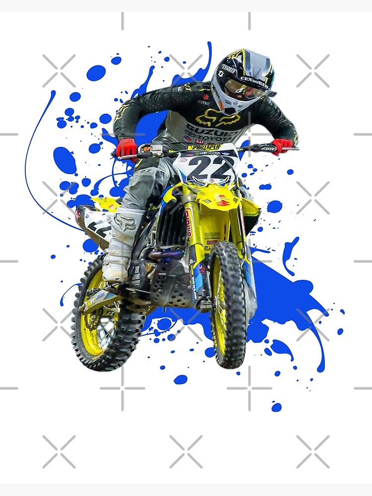 Chad Reed 22 Motocross and Supercross Champion CR22 Dirt Bike Gift Design  Art Board Print for Sale by JohnyyBrap