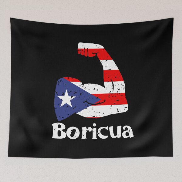 Item preview, Puerto Rican Flag on Bicep | Vintage Boricua Strong designed and sold by greenshoot.