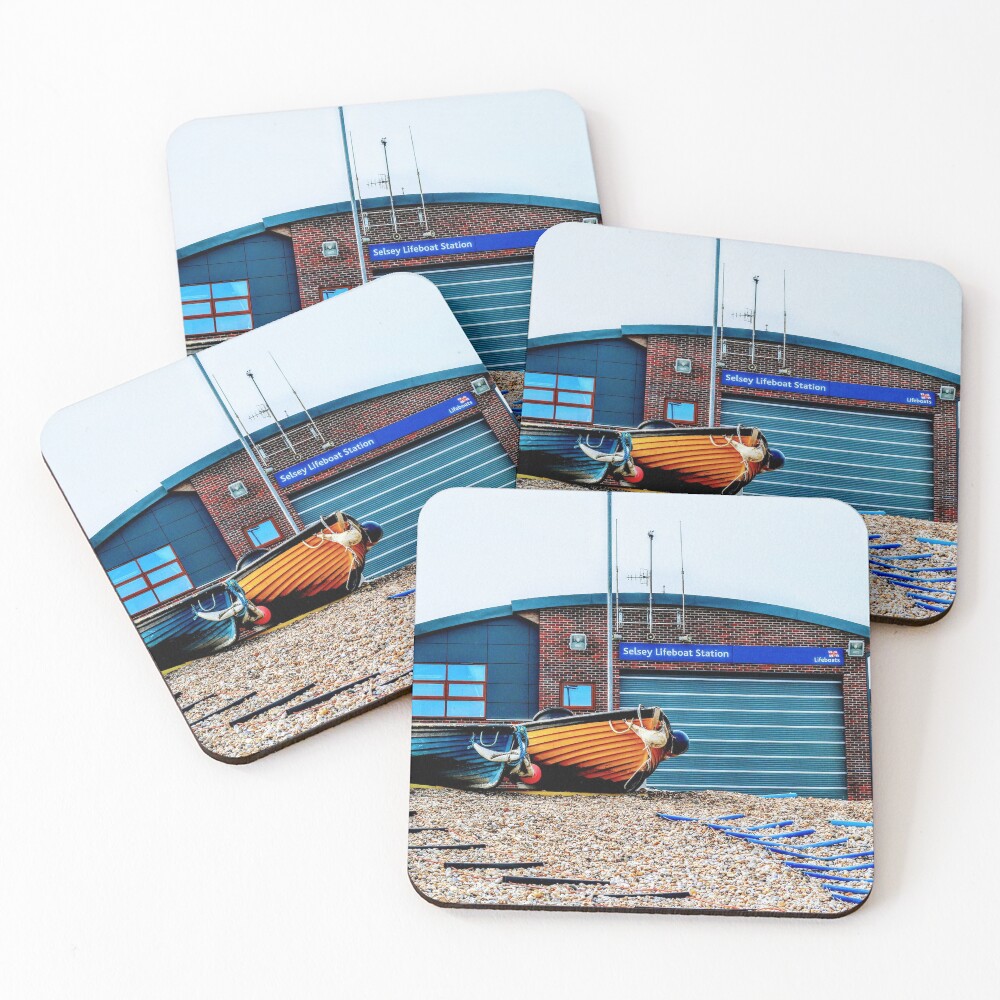 Selsey new lifeboat station Coasters (Set of 4)