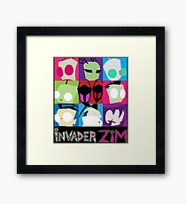 Invader Zim Collection Framed Print