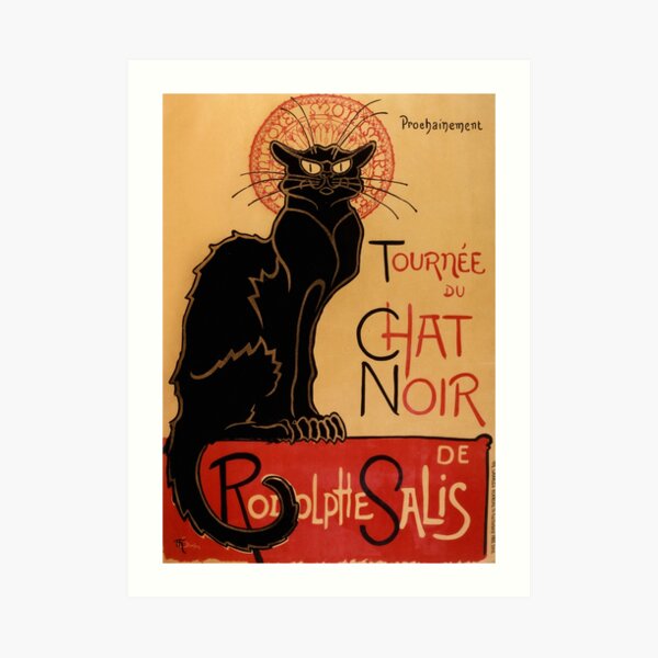 Cat Noir Wall Art Redbubble