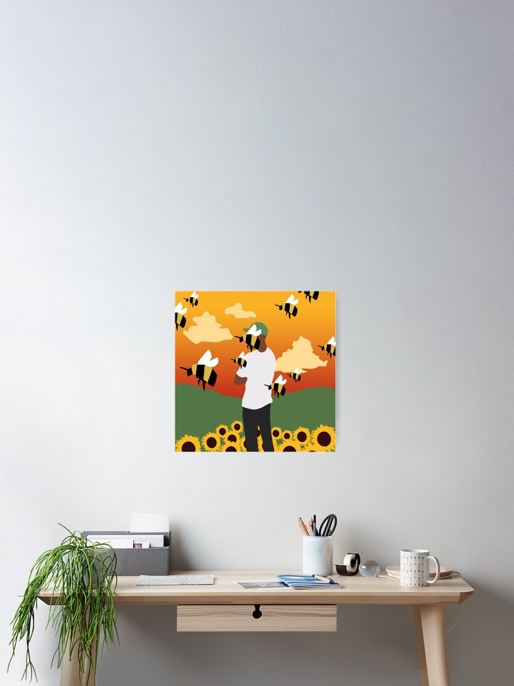 Tyler The Creator Minimalist Flower Boy Album Poster – Aesthetic