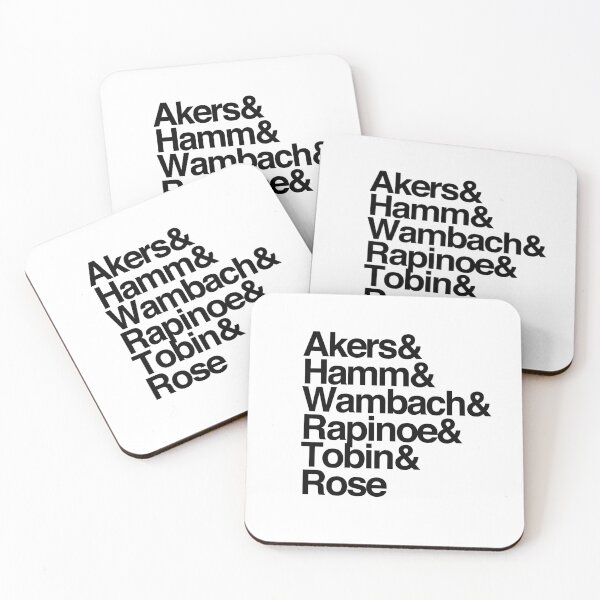 Item preview, Akers&Hamm&Wambach&Rapinoe&Tobin&Rose designed and sold by handsomizer.
