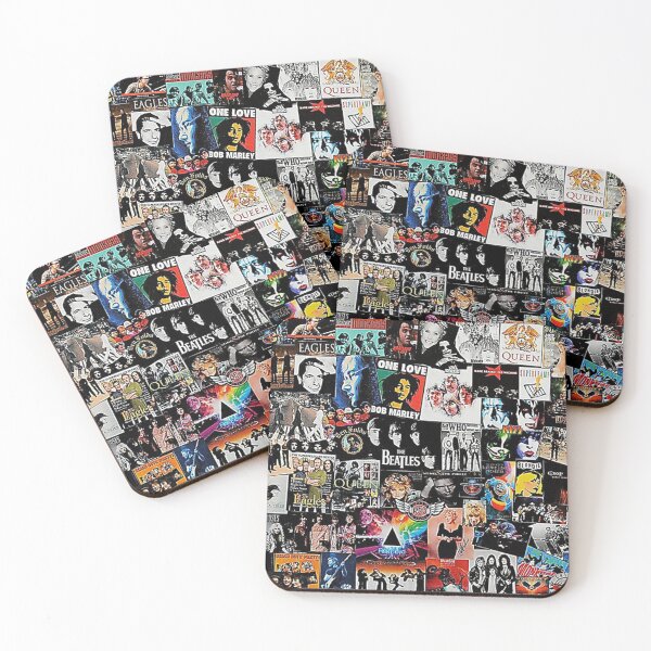 Rock Collage Coasters (Set of 4)