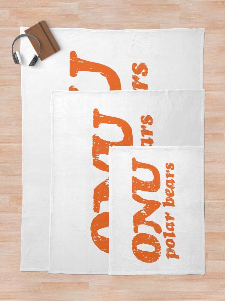 "Ohio Northern University Polar Bears" Throw Blanket by linmarie1
