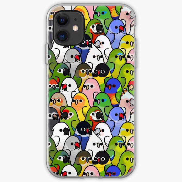 Too Many Birds! Bird Squad 2 iPhone Soft Case