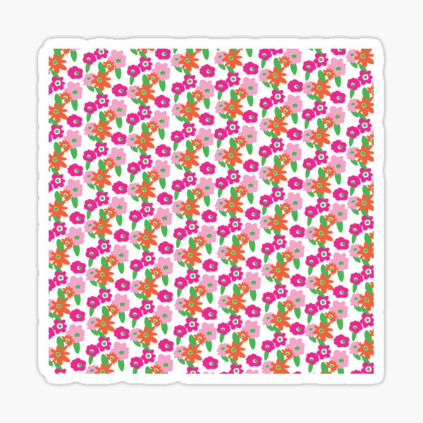 Retro Floral No. 2 Sticker