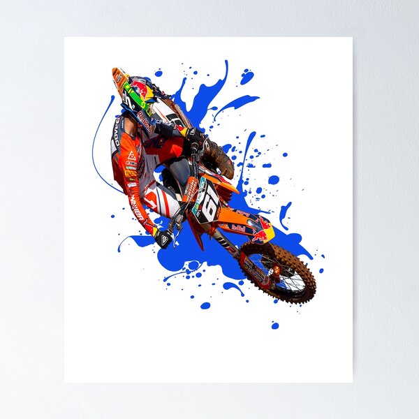 Item preview, Jorge Prado 61 Motocross Champion and legend #61 Dirt Bike Gift Design designed and sold by JohnyyBrap.