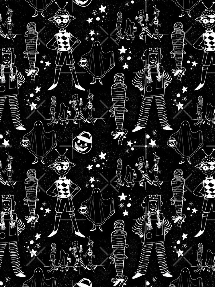 Halloween Illustration Pattern by annieparsons