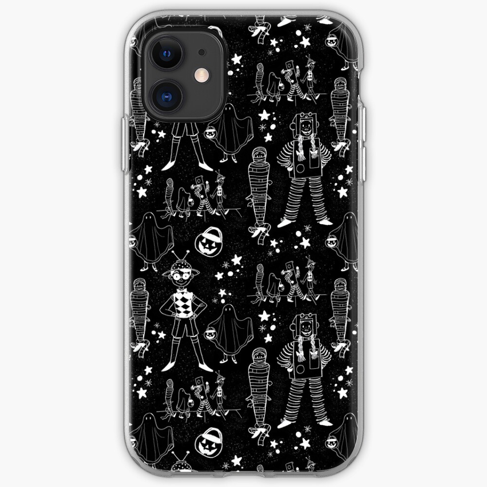 Halloween Illustration Pattern iPhone Case & Cover