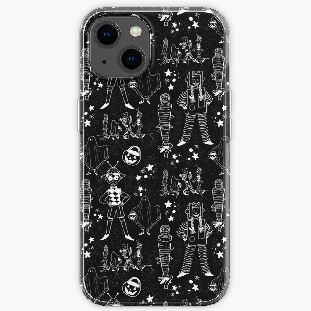Halloween Illustration Pattern iPhone Case