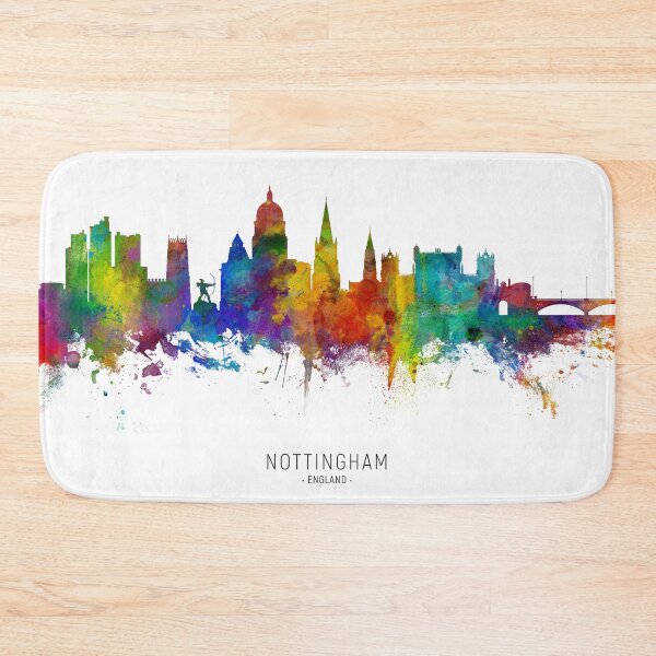 Item preview, Nottingham England Skyline designed and sold by ArtPrints.