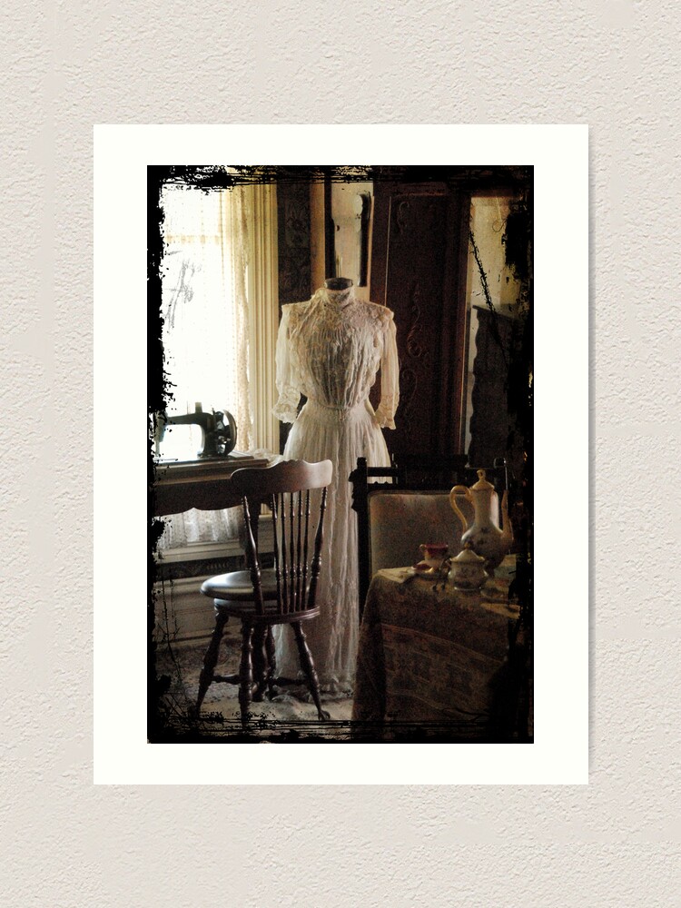 Alternate view of The Sewing Room Art Print
