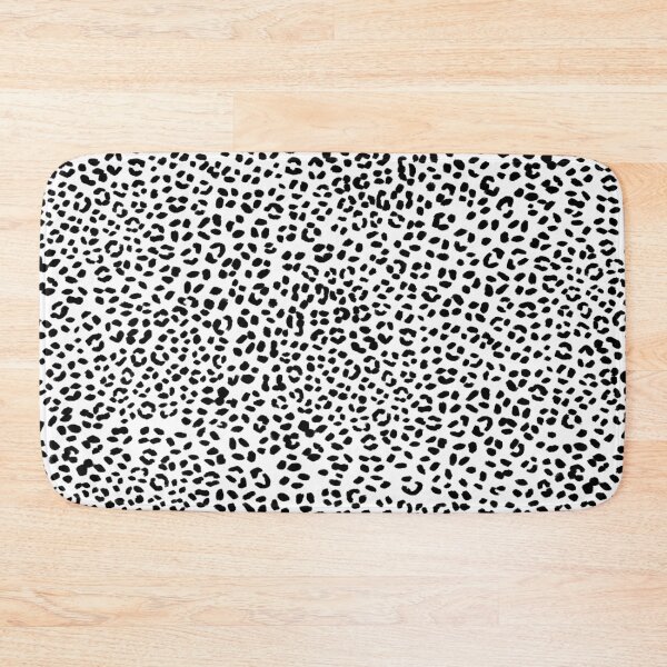 Item preview, Black and White Snow Leopard Pattern designed and sold by Design Minds Boutique.
