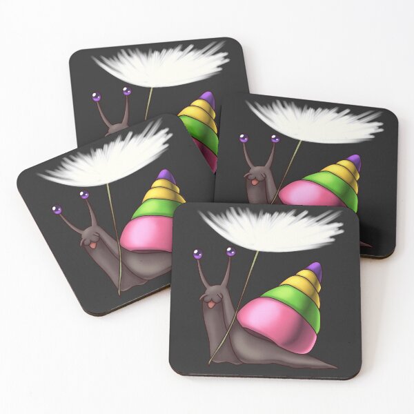 Artikelvorschau, Inklusive Sappho Lesbian Flag Pride Schnecke mit Löwenzahnsamen entworfen und verkauft von PrideSnails.