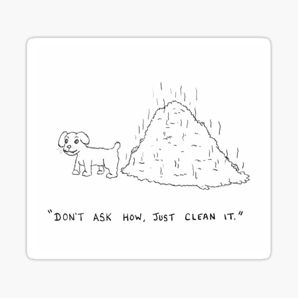 Dog life. Sticker