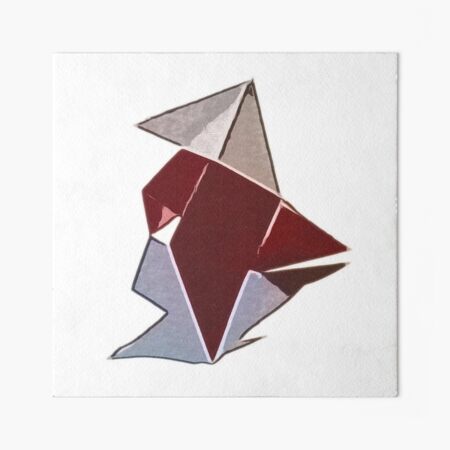 Traditional Origami paper Bird Art Board Print for Sale by Orloff