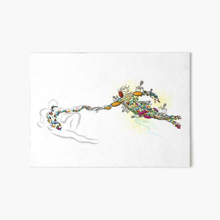 Creation Art Board Print