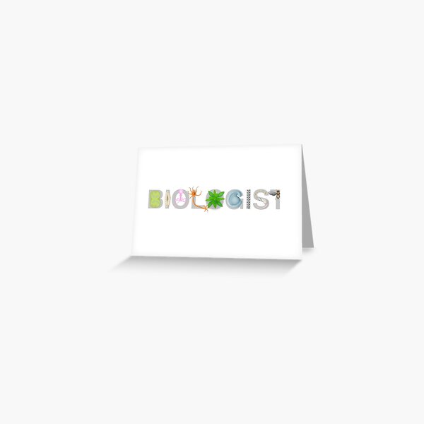 Biologist Greeting Card