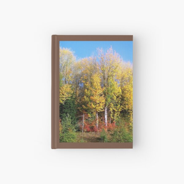 Fall Colors of Western Washington State, Cascade Mountains, Fall foliage Hardcover Journal