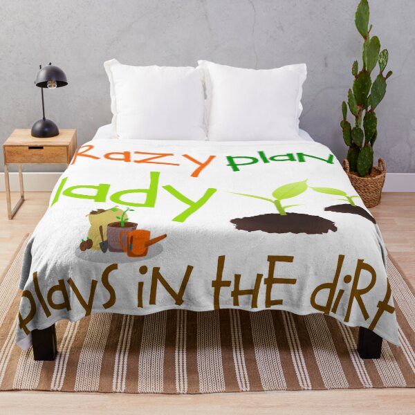 Item preview, CRAZY PLANT LADY - PLAYS IN DIRT designed and sold by CalliopeSt.