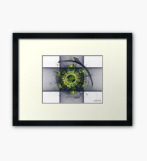 Indigo Percussion Framed Print