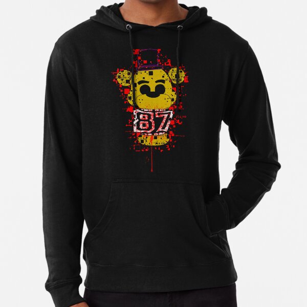 5, Red Boys Five Nights at Freddys Thin Cotton Hoodie Sweatshirt