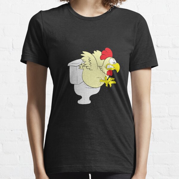 Chicken / cock on toilet Essential T-Shirt