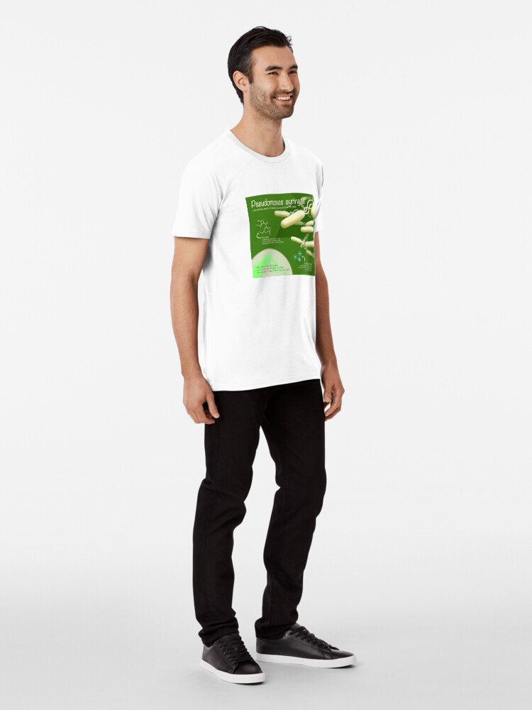 Alternate view of Pseudomonas syringae Premium T-Shirt