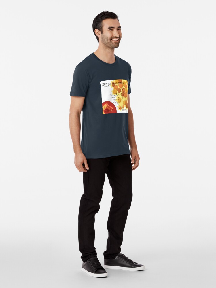 Alternate view of Staphylococcus aureus Premium T-Shirt