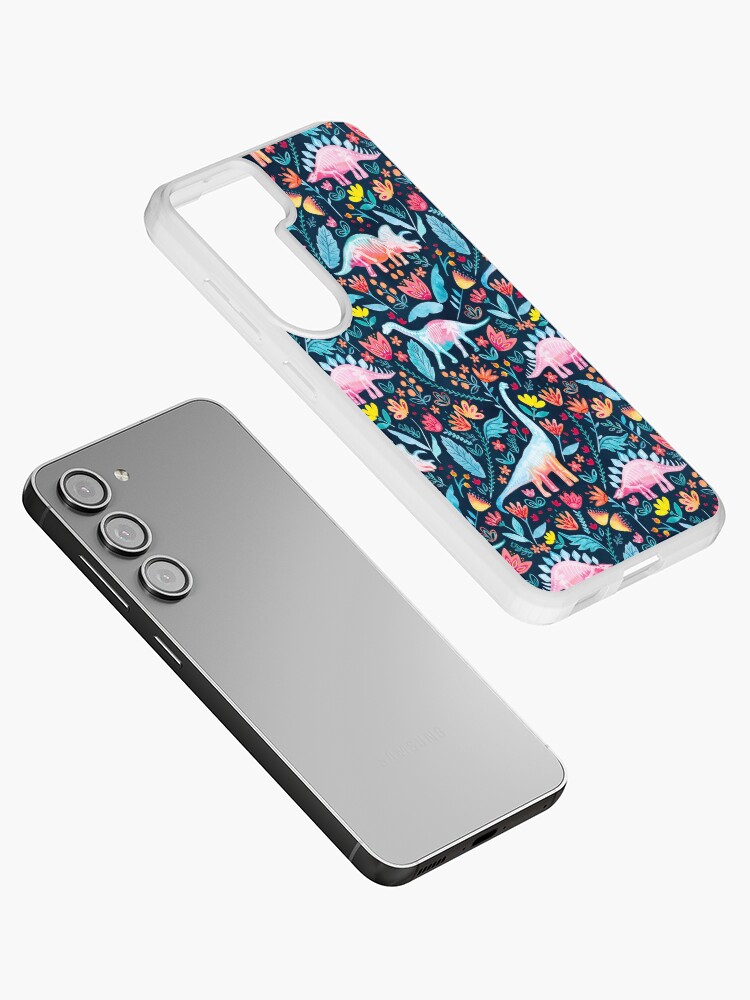 Thumbnail 2 of 4, Samsung Galaxy Phone Case, Dinosaur Delight designed and sold by Gingerlique.