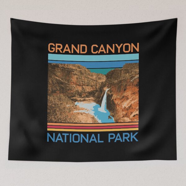 Item preview, Vintage Grand Canyon Retro Arizona Mountains Havasu Falls designed and sold by mrsmitful.