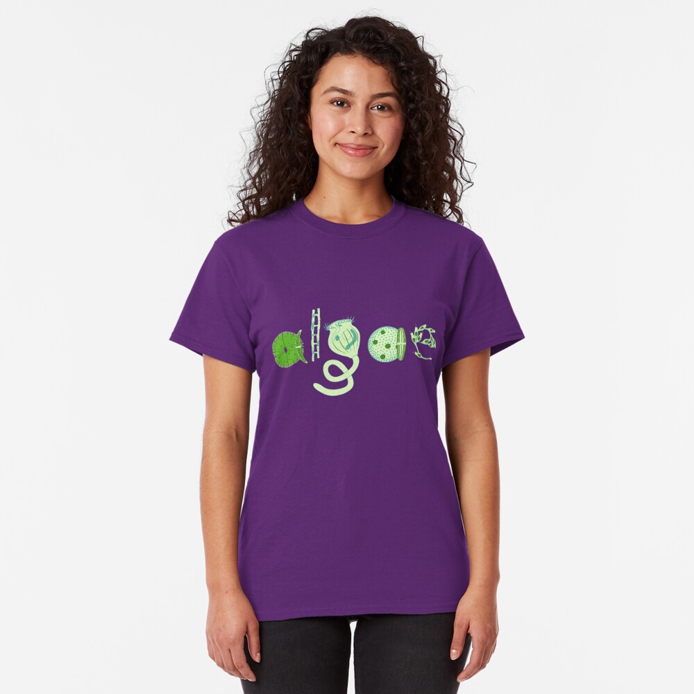 Literate Microscopic Algae Classic T-Shirt